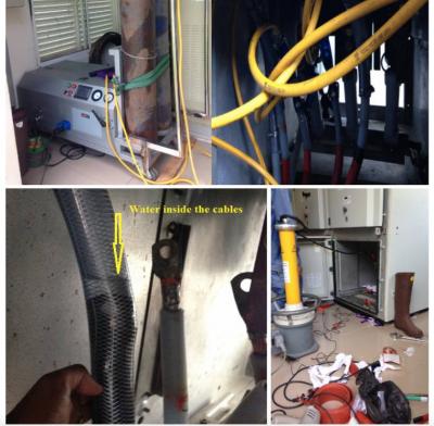 Sấy cáp ngầm trung thế điện áp 3,3KV - 110KV